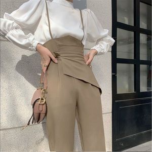 Attune beige jumpsuit pants